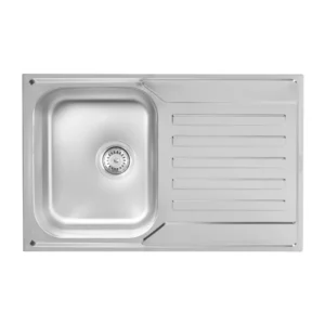 Metalac Nera Praktik 1D inox sudopera 79x50 cm Ø90 (187958)
