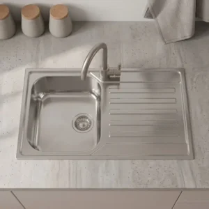 Metalac Nera Praktik 1D inox sudopera 79x50 cm Ø90 187958