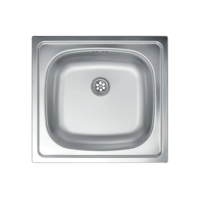 Metalac Quadro inox sudopera 46,5x43,5 cm mat Ø60 049937
