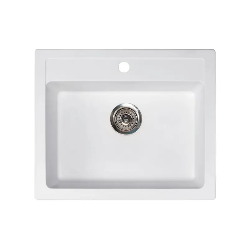 Metalac xQuadro 60 granitna sudopera 60x50 cm bela (161968)
