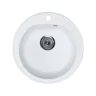 Metalac xVenera 510 granitna sudopera Ø51 cm bela 123261