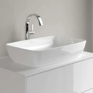 Villeroy & Boch Artis nadgradni lavabo 58 × 38,5 cm 41725801 Villeroy & Boch Artis 41725801 beli pravougaoni nadgradni lavabo 58 × 38,5 cm