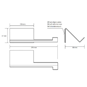 Bemeta NIVA držač toalet papira sa policom Bemeta NIVA držač toalet papira sa policom inox