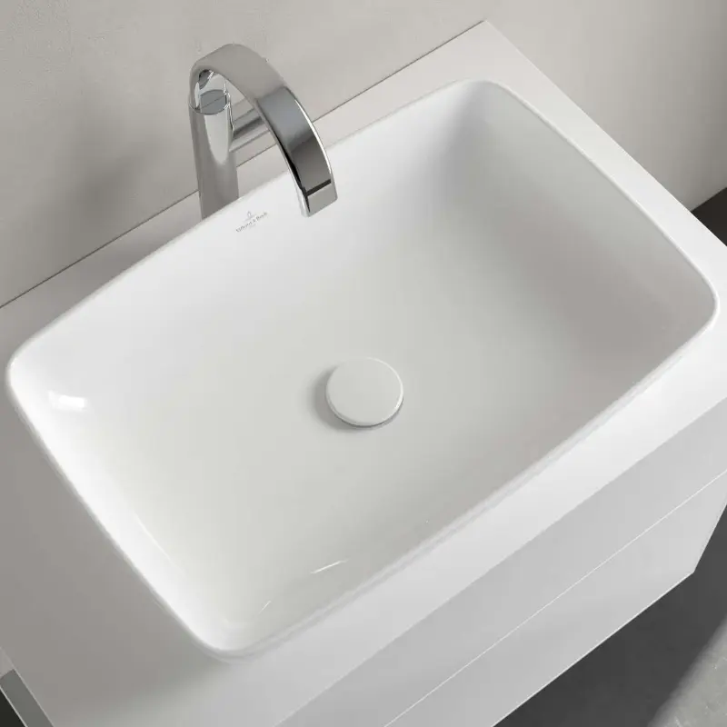 Villeroy & Boch Artis 41725801 beli pravougaoni nadgradni lavabo 58 × 38,5 cm