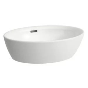 LAUFEN PRO nadgradni lavabo 52 × 39 cm 12964 LAUFEN PRO 12964 beli ovalni nadgradni lavabo 52 × 39 cm bez otvora za slavinu sa prelivom
