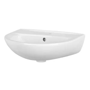 Cersanit President 850104 beli zidni lavabo 50 × 43,5 cm sa otvorom za slavinu i prelivom