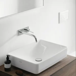 Geberit VariForm 500.779.01.2 beli pravougaoni nadgradni lavabo 55 × 40 cm