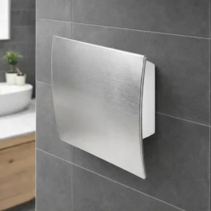 Beli zidni ventilator AWENTA WEB100 FI100 za kupatilo