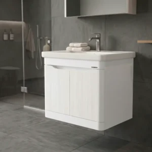 Pino Art Soft White lavabo sa ormarićem 55 cm bela
