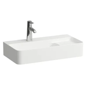 LAUFEN VAL zidni lavabo sa policom desno 60 × 31 cm 15285 LAUFEN VAL 15285 beli kompaktni zidni lavabo 60 × 31 cm sa posudom levo i policom desno