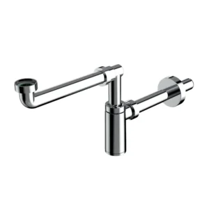 Bonomini KING 0595SP25K7 space-saver sifon za lavabo 1 1/4″ × Ø32 × 250 mm od hromiranog ABS materijala
