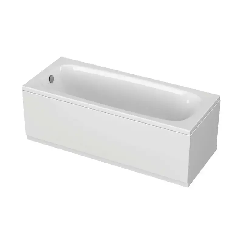 Aquaestil Korana kada 180×80 cm bela akrilna (6022630) - Slika 2