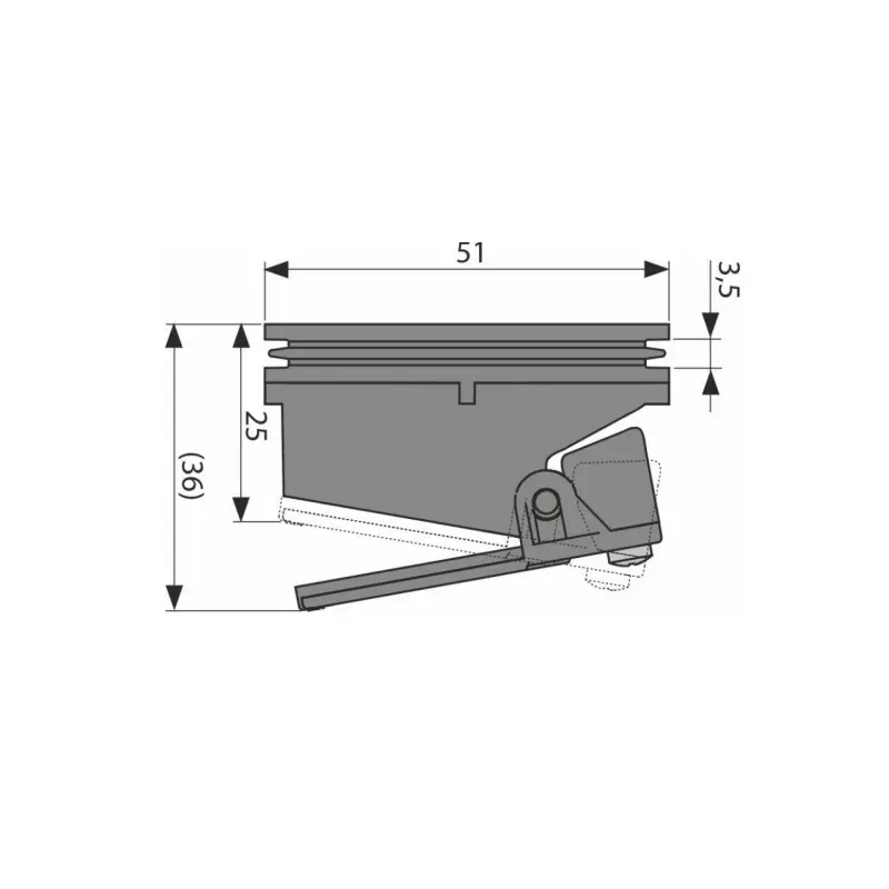 Alcadrain P143 SMART kombinovani sifon za APZ-S6 i APV110