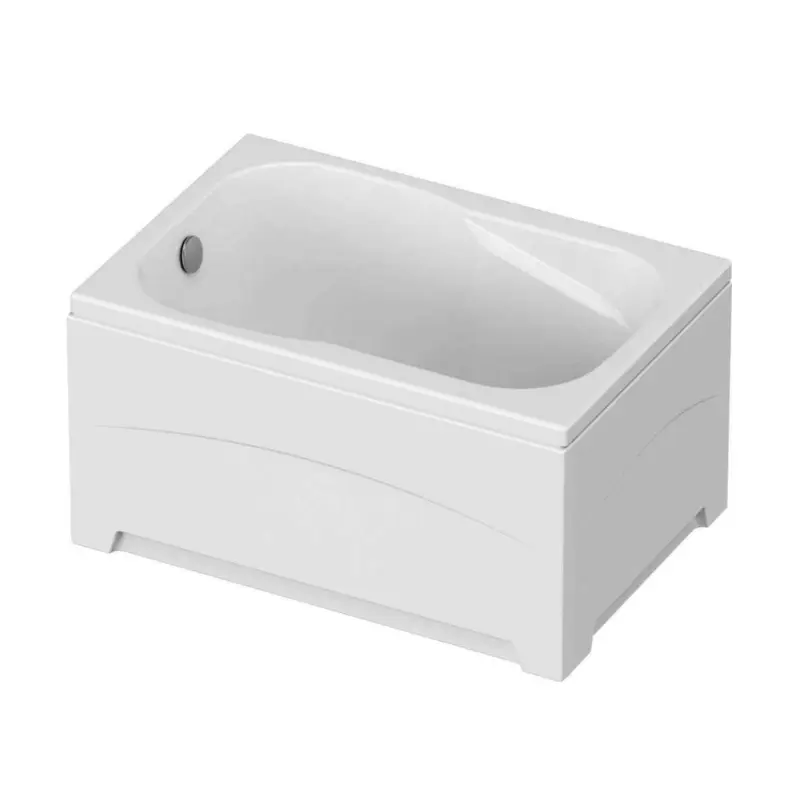 Aquaestil Korana kada 105×70 cm bela akrilna (6020470) - Slika 2