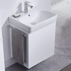 Geberit Smyle 500.259.01.1 beli zidni lavabo sa otvorom za slavinu 55 × 48 cm