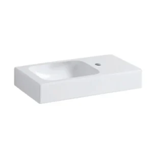 Geberit iCon 124053000 beli zidni lavabo 53 × 31 cm sa policom i otvorom za slavinu desno