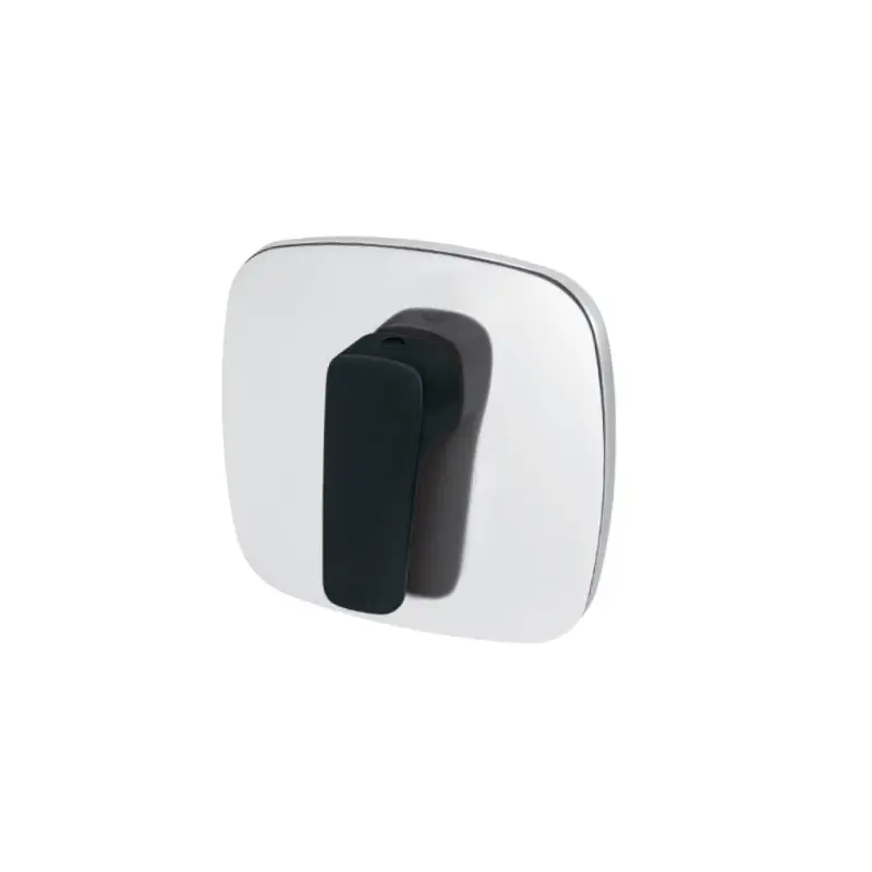 Rosan Stolz Black 131801B ugradna slavina za kadu u crno-hrom boji