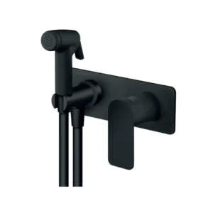 Rosan S2 Black 239501B ugradni higijenski tuš set sa tuš ručicom i crevom