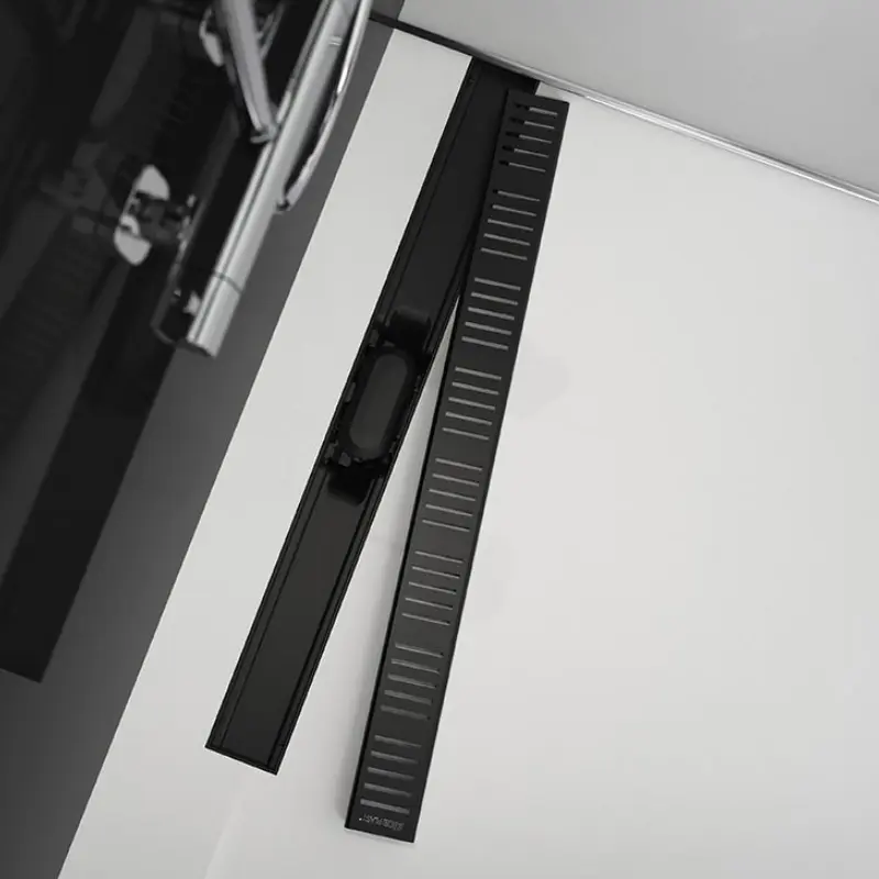 Alca APZ10BLACK tuš kanalica sa mat crnom inox rešetkom