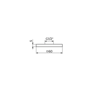 Rosan Quadro rozeta 1/2″ PRO312Q