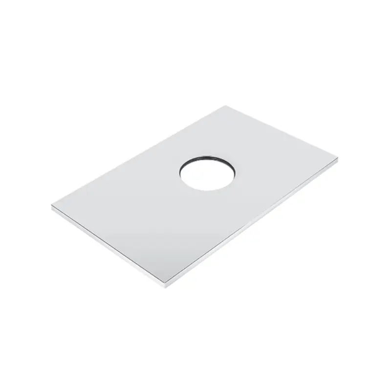 Rosan Quadro PRO311Q hromirana rozeta za ugradnu slavinu bez prebacivača 120 × 190 mm
