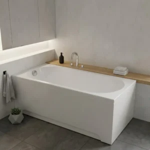 Kolpa San Tamia kada 170×75 cm sa oblogom i podnožjem 571280 u beloj boji