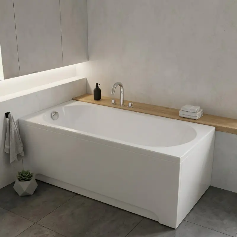 Kolpa San Tamia kada 170×75 cm sa oblogom i podnožjem 571280 u beloj boji