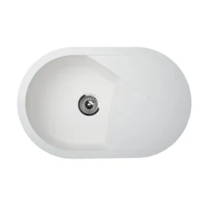 Metalac xVesta Plus granitna sudopera 78x50 cm bela (191589)