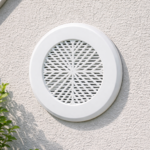 AWENTA TOK2 ventilaciona rešetka fi100–122 bela okrugla za spoljašnji zid