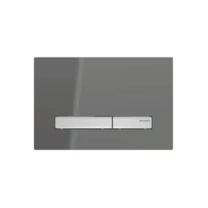 GEBERIT Sigma50 siva staklena tipka sa hrom tasterima 115.788.SD.2