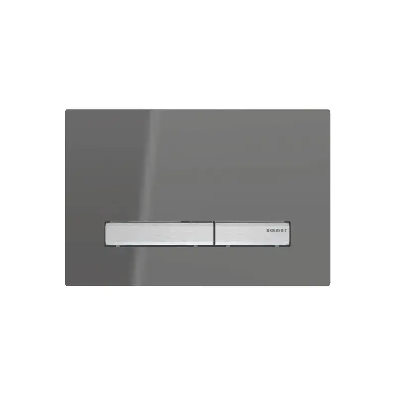 GEBERIT Sigma50 siva staklena tipka sa hrom tasterima 115.788.SD.2
