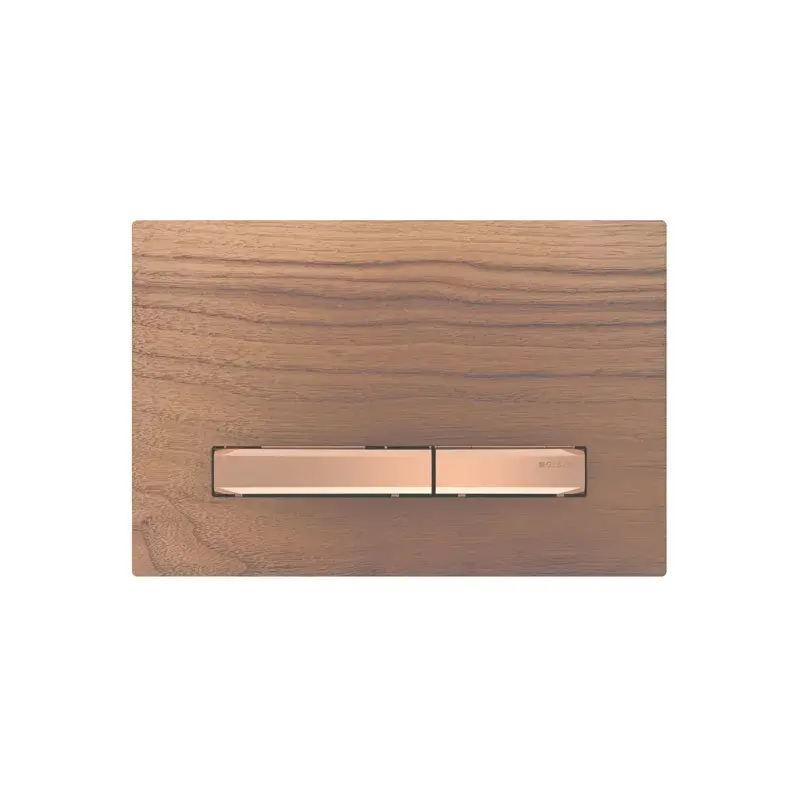 GEBERIT Sigma50 braon tipka sa roze zlato tasterima 115.670.JX.2