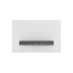 GEBERIT Sigma50 bela tipka sa crnim hrom tasterima 115.671.11.2