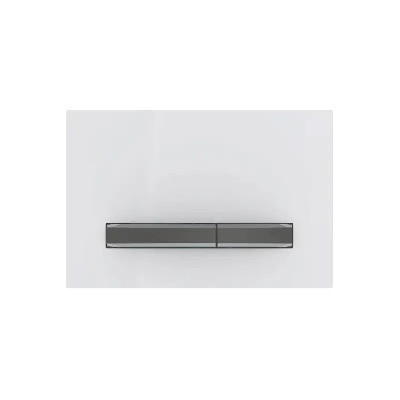 GEBERIT Sigma50 bela tipka sa crnim hrom tasterima 115.671.11.2