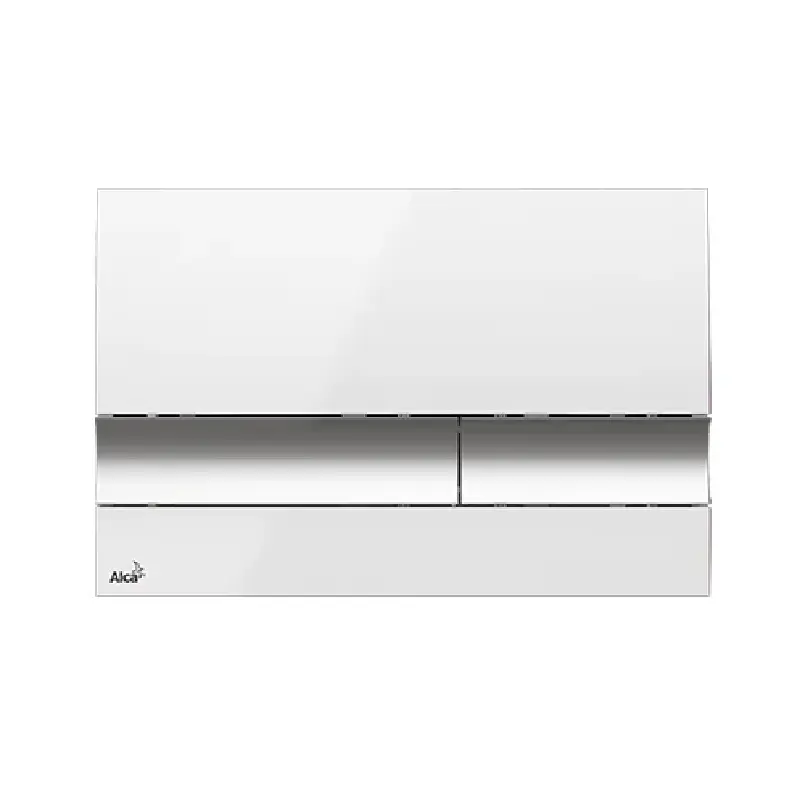 ALCA PLAST Basic 17 tipka bela sa hrom sjaj tasterima M1720-1