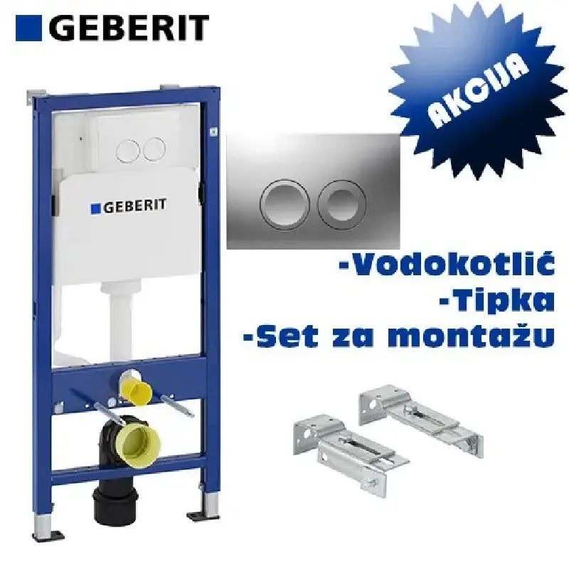 GEBERIT Duofix Basic Delta 20 hrom mat 458.134.46.3