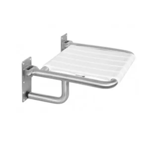 VITRA stolica za tuširanje 320-3015 u beloj i hrom boji, metal/plastika, dimenzije 42 × 44 cm, nosivost 150 kg