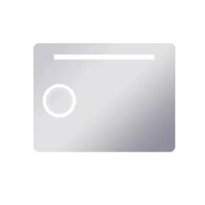 DUBIEL VITRUM Nevada I ogledalo 85 × 65 cm 5905241002347 sa LED osvetljenjem, 3× uveličavajućim ogledalom i mat trakom