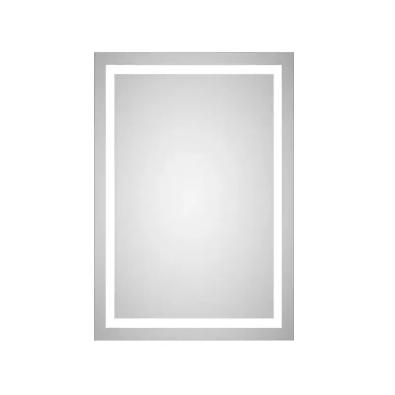 DUBIEL VITRUM Fokus ogledalo 60 × 80 cm DV5256 sa LED osvetljenjem 40 W, periferno matiranim pojasom i IP55 zaštitom