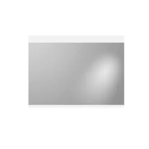 DUBIEL VITRUM Adonis ogledalo 80 × 60 cm DV3061 sa LED osvetljenjem 16 W, dve horizontalne svetlosne trake i svetlom 4000 K