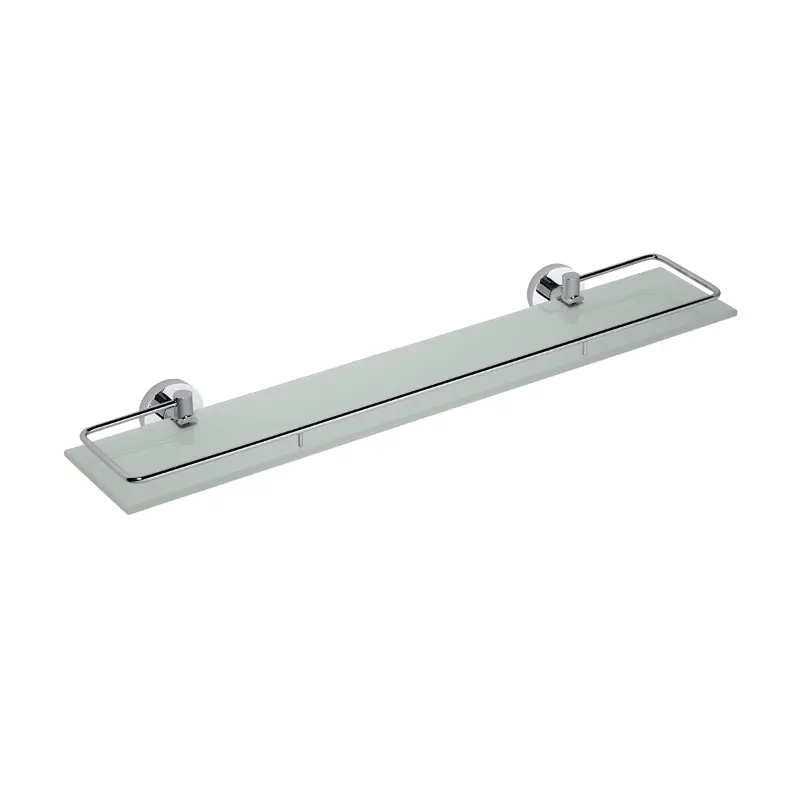 BEMETA Omega staklena polica – etažer 600 mm sa preklopnom šipkom 104102212, hrom visokog sjaja, dimenzije 60 × 5,5 × 13 cm