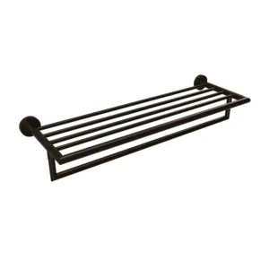 BEMETA Dark držač peškira 500 mm sa šipkom 104219070, crna mat završna obrada, dimenzije 55 × 12 × 26,5 cm