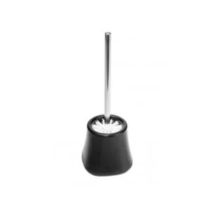 MINOTTI Concept WC četka crna mat C-07-101-B, stojeća WC četka sa držačem 12 × 13,5 cm i četkom dužine 27 cm