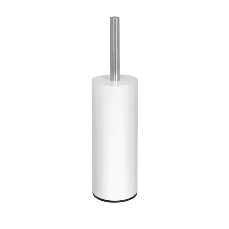 MINOTTI Concept WC četka bela C-07-100-W, stojeća WC četka od metala i plastike, dimenzije 9,5 × 37,5 cm
