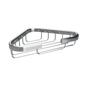 BEMETA Cytro polica za tuš ugaona 106308172, mesing, srebrna boja, dimenzije 17,3 × 3 × 11,1 cm