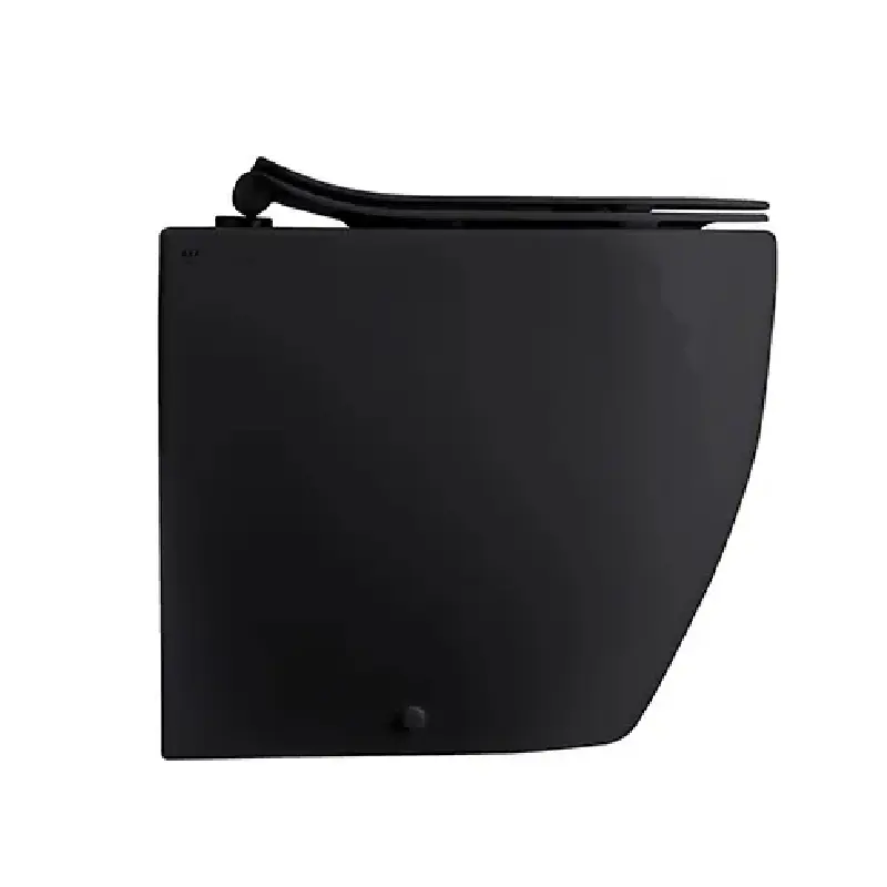 AXA GLOMP WC šolja podna back-to-wall rimless crna 0201407, dimenzije 36,5 × 51 cm