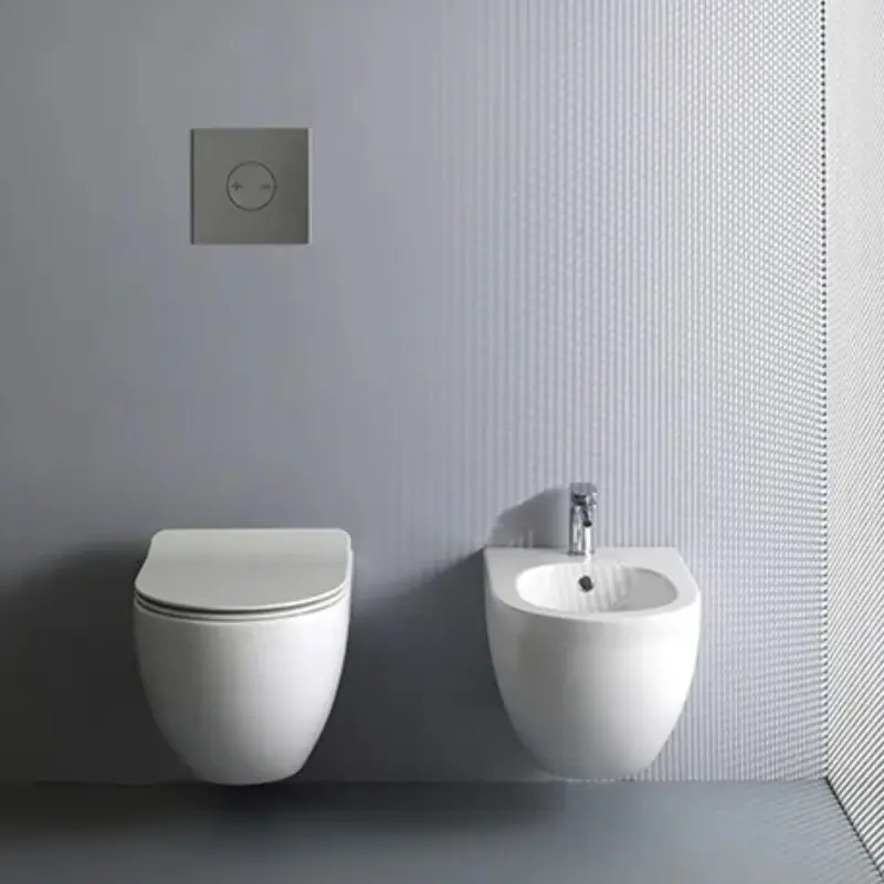 AXA Glomp WC šolja konzolna rimless bela 0201001, dimenzije 36,5 × 34,5 × 51 cm