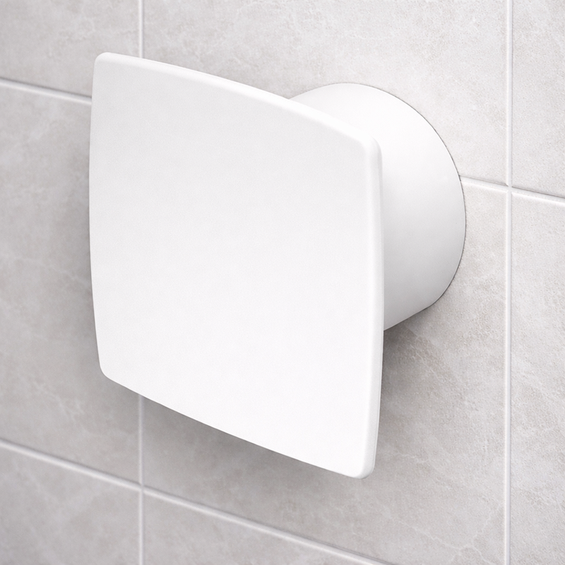 Beli zidni ventilator AWENTA Nea 100 WNB100 za kupatilo