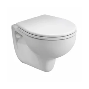KOLO Rekord WC šolja konzolna K93100 bela, dimenzije 35,5 × 34 × 52 cm, za kupatila sa ugradnim vodokotlićem