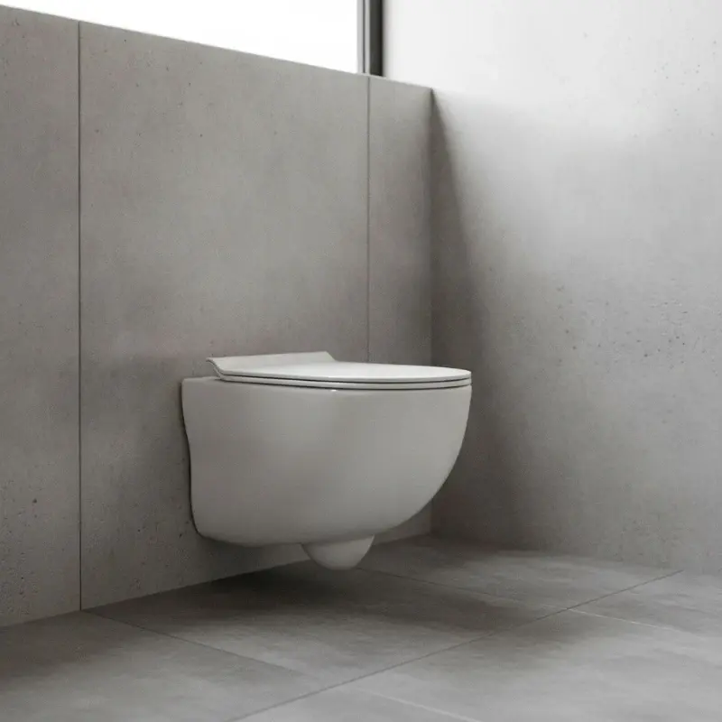 AXA Wild WC šolja konzolna rimless bela 3006001, dimenzije 34 × 35 × 52 cm